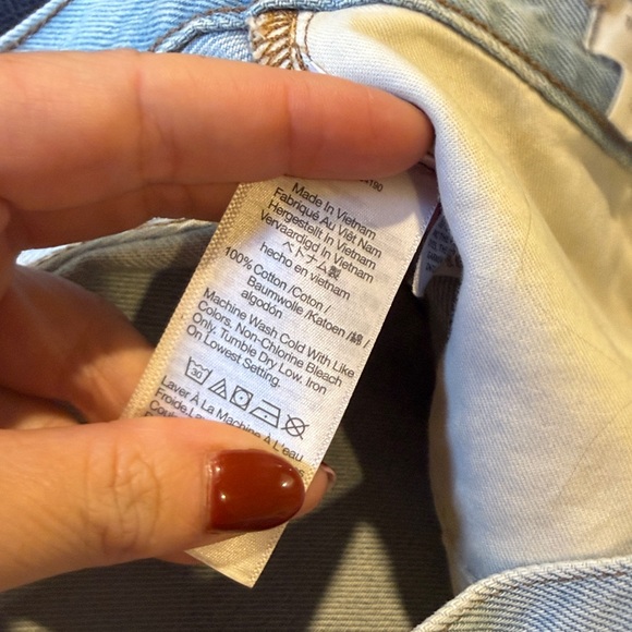 Madewell the mom Jean shorts, size 26 - Picture 7 of 9